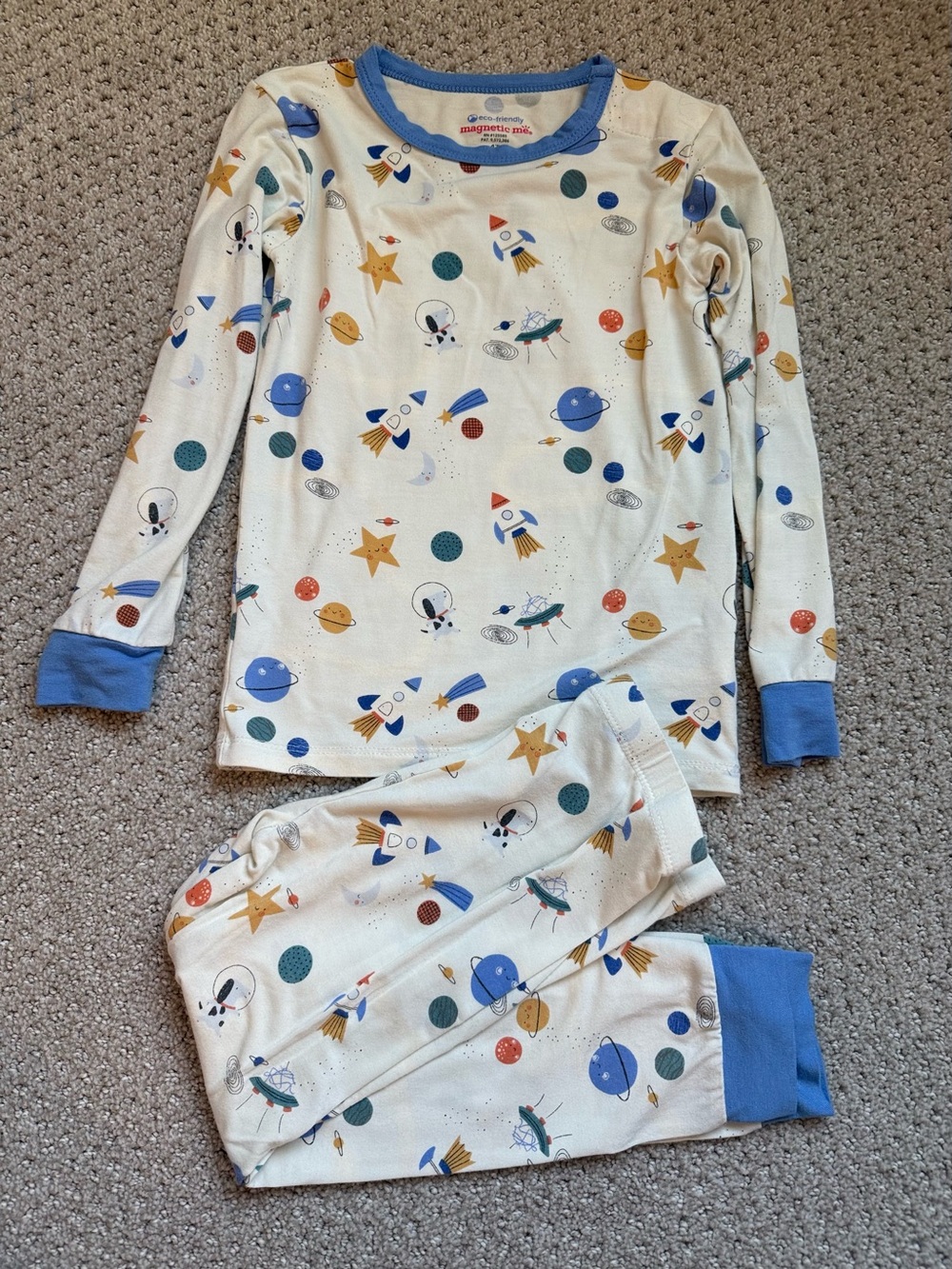 Magnetic Me Space Pups print 4T